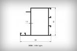 Alminyum Profil C-60 Serisi - 2536 1,084 kg/m  