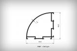 Alminyum Profil C-60 Serisi - 1700 1,366 kg/m  