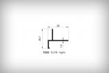 Alminyum Dorama Profil Serisi 1252 0,219  kg/m  